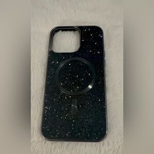 MVMT…Glitter Black Phone Case